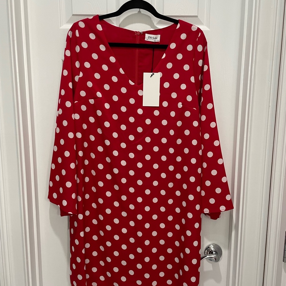 Red Dress polka dot